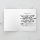 Gestärkt durch Glückskarten aus dem Gebet Karte (Innenseite)