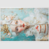 Gestärkte Frauen Art Decouation Seidenpapier (Vorderseite)