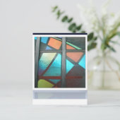 Gestattet_Glas_Skulptur Postkarte (Stehend Vorderseite)