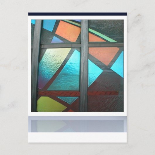 Gestattet_Glas_Skulptur Postkarte (Vorderseite)