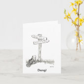 Gestaut, wenn Sie tun, gestaut, wenn Sie nicht Karte (Gelbe Blume)