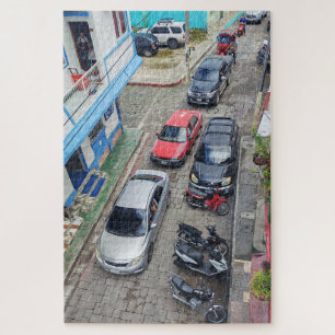 gestauter Verkehr wartet ruhig Puzzle