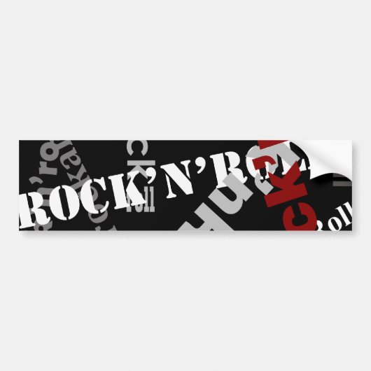 Gesteinsgestaltung Autoaufkleber (Vorne)