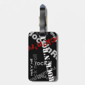 Gesteinsgestaltung Gepäckanhänger (Rückseite vertikal)