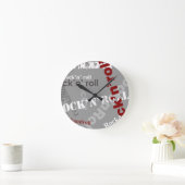 Gesteinsgestaltung Runde Wanduhr (Zuhause)