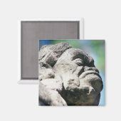 Gesteinskarte Abbildung Ancient Mayan Ruins Copan Magnet (Vorderseite/Rückseite)