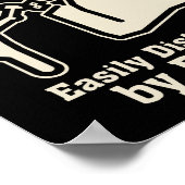 Gesteinsmineralsammler leicht von Steinen abgelenk Poster (Ecke)