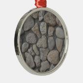 Gesteinsmuster Silbernes Ornament (Rechts)