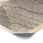 Gesteinsprofil in der Erdgeschichte Poster (Ecke)