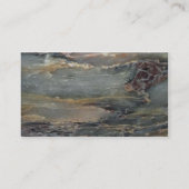 Gesteinsschichten Visitenkarte (Rückseite)