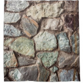 Gesteinswandstruktur Duschvorhang (Vorderseite)