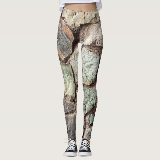 Gesteinswandstruktur Leggings (Vorderseite)