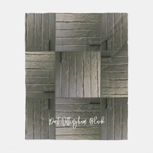 Gestell der Stalltüren Name Rustikaler Reittier Fleecedecke (Vorderseite)