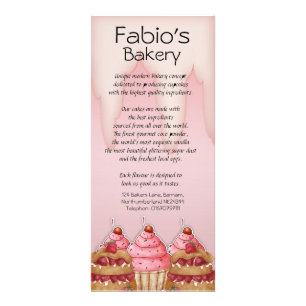 Gestell-Karten-Bäckerei Busniess, Werbekarte