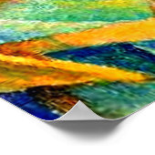 Gestellmalerei, Hafen von Mallorca Poster (Ecke)