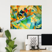 Gestellmalerei, Hafen von Mallorca, Poster (Heimbüro)