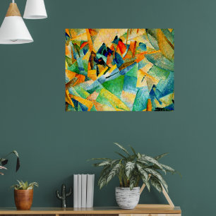 Gestellmalerei, Hafen von Mallorca, Poster