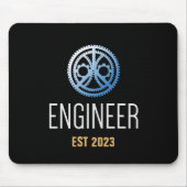 Gestellte Ingenieurin , Ingenieurstudium nach Maß Mousepad (Vorne)