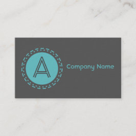 Gestempelte Stellen-blaue Dunkelheit Visitenkarte