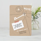 Gestempeltes Monogramm-Paket u. Einladung (Stehend Vorderseite)