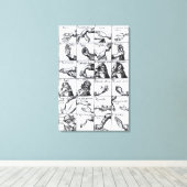 Gesten für die Nachahmung von John Bulwers 'Chrilo Leinwanddruck (Insitu (Holzboden))