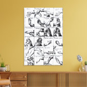 Gesten für die Nachahmung von John Bulwers 'Chrilo Leinwanddruck (Insitu (Wohnzimmer))