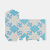 Gesteppte Imitat Geschenkboxen Geschenkschachtel (Ungefaltet)