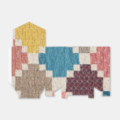 Gesteppte Imitat Geschenkboxen Geschenkschachtel (Ungefaltet)