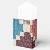 Gesteppte Imitat Geschenkboxen Geschenkschachtel (Geöffnet)