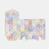 Gesteppte Imitat Geschenkboxen Geschenkschachtel (Ungefaltet)