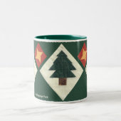 Gesteppte Kiefer Zweifarbige Tasse (Mittel)
