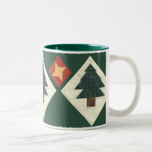 Gesteppte Kiefer Zweifarbige Tasse