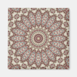 Gesteppte Komfort-Mandala - Magnet