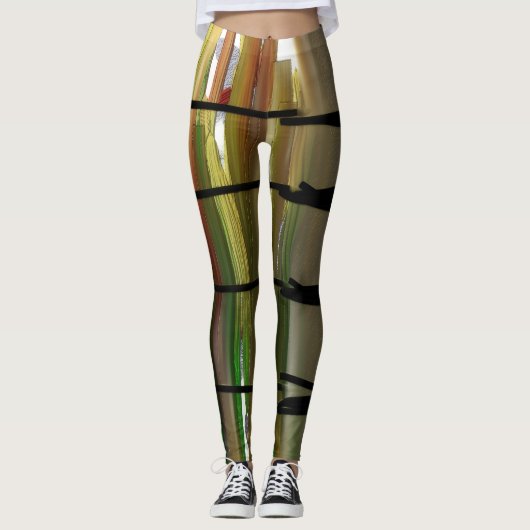 Gesteppte Leggings (Vorderseite)