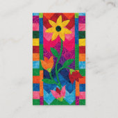 Gesteppte Visitenkarte! Visitenkarte (Rückseite)