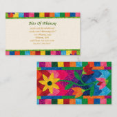 Gesteppte Visitenkarte! Visitenkarte (Vorne/Hinten)