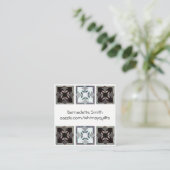 Gesteppte Visitenkarten Quadratische Visitenkarte (Stehend Vorderseite)