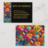 Gesteppte Visitenkarten Visitenkarte (Vorne/Hinten)