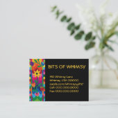 Gesteppte Visitenkarten Visitenkarte (Stehend Vorderseite)