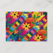 Gesteppte Visitenkarten Visitenkarte (Rückseite)