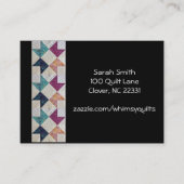 Gesteppte Visitenkarten Visitenkarte (Vorderseite)