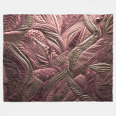 Gestepptes abstraktes Design Fleecedecke (Vorderseite (Horizontal))