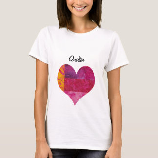 Gestepptes Herz T-Shirt