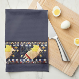 Gestepptes Weihnachtsengels-Handtuch Küchentuch