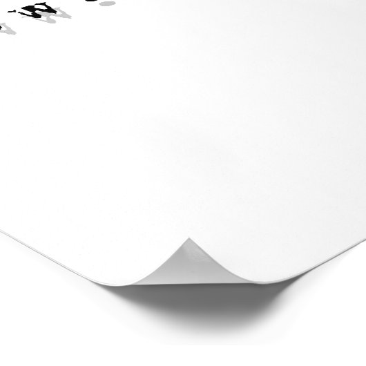 Gestern Brille Poster (Ecke)