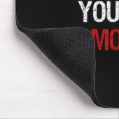 Gestern hast du morgen Motivation Zitat Hart Mousepad (Ecke)