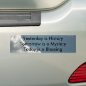 Gestern ist Geschichte Autoaufkleber (Auf Auto)