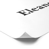 Gestern ist Geschichte, morgen ist ein Rätsel und. Poster (Ecke)