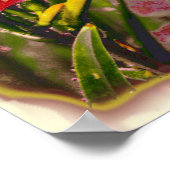 Gestern Lily nach dem Regen Poster (Ecke)