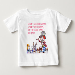 Gestern oder morgen jam, aber nie jam heute! baby t-shirt